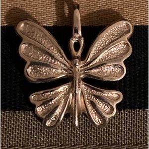 Sarah Coventry Signed Butterfly Pendant
